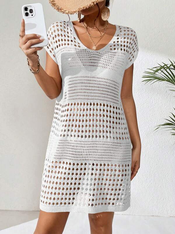 Saída de Praia Feminina Com Renda