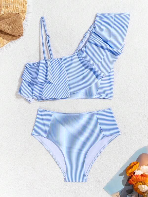 Biquíni Cintura Alta Com babado