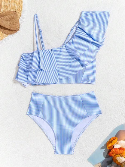 Biquíni Cintura Alta Com babado