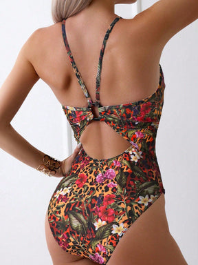 Maiô Feminino Moderno Estampado