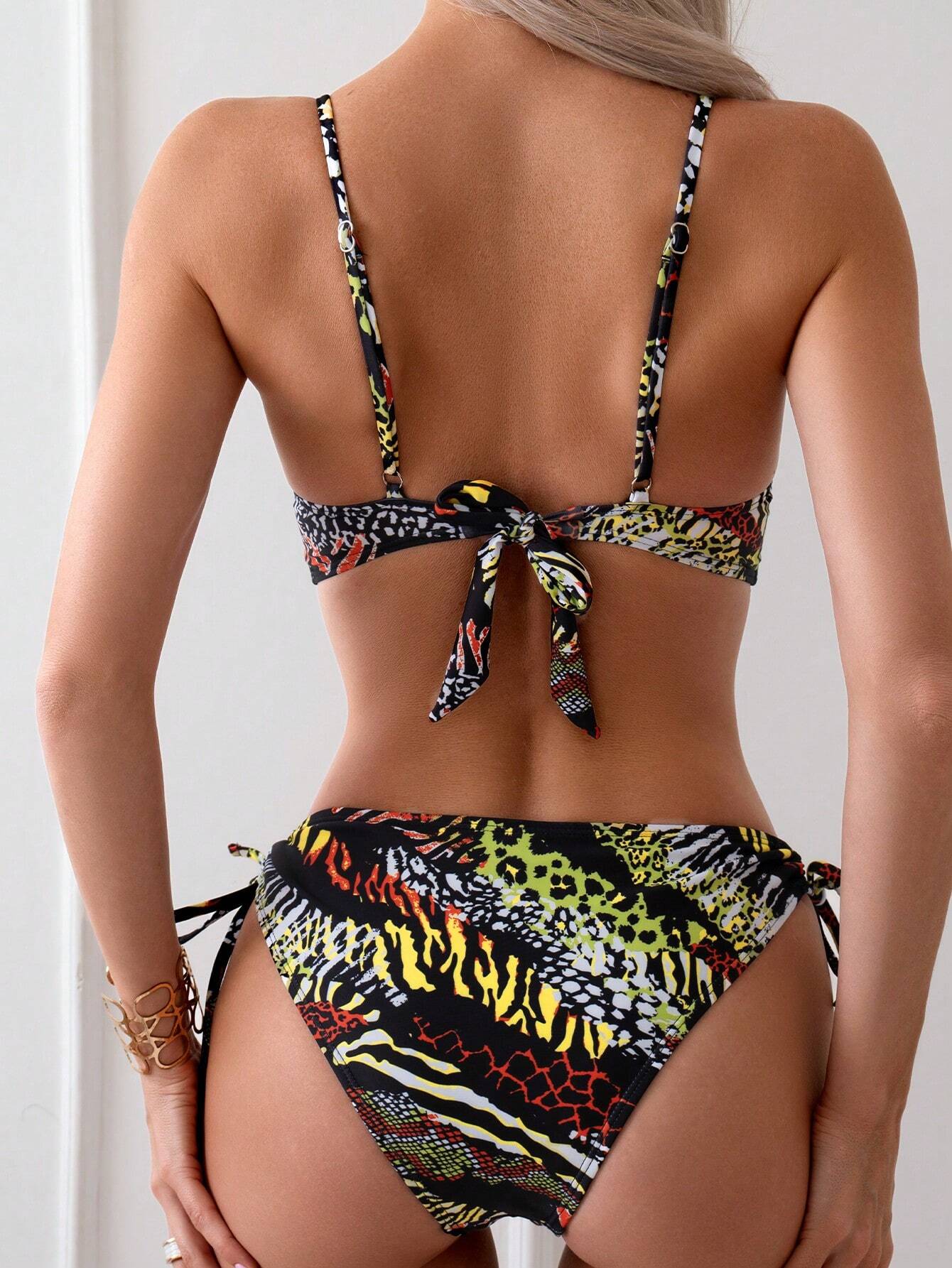 Conjunto de Biquíni Feminino Estampado