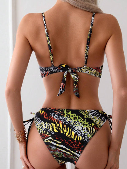 Conjunto de Biquíni Feminino Estampado