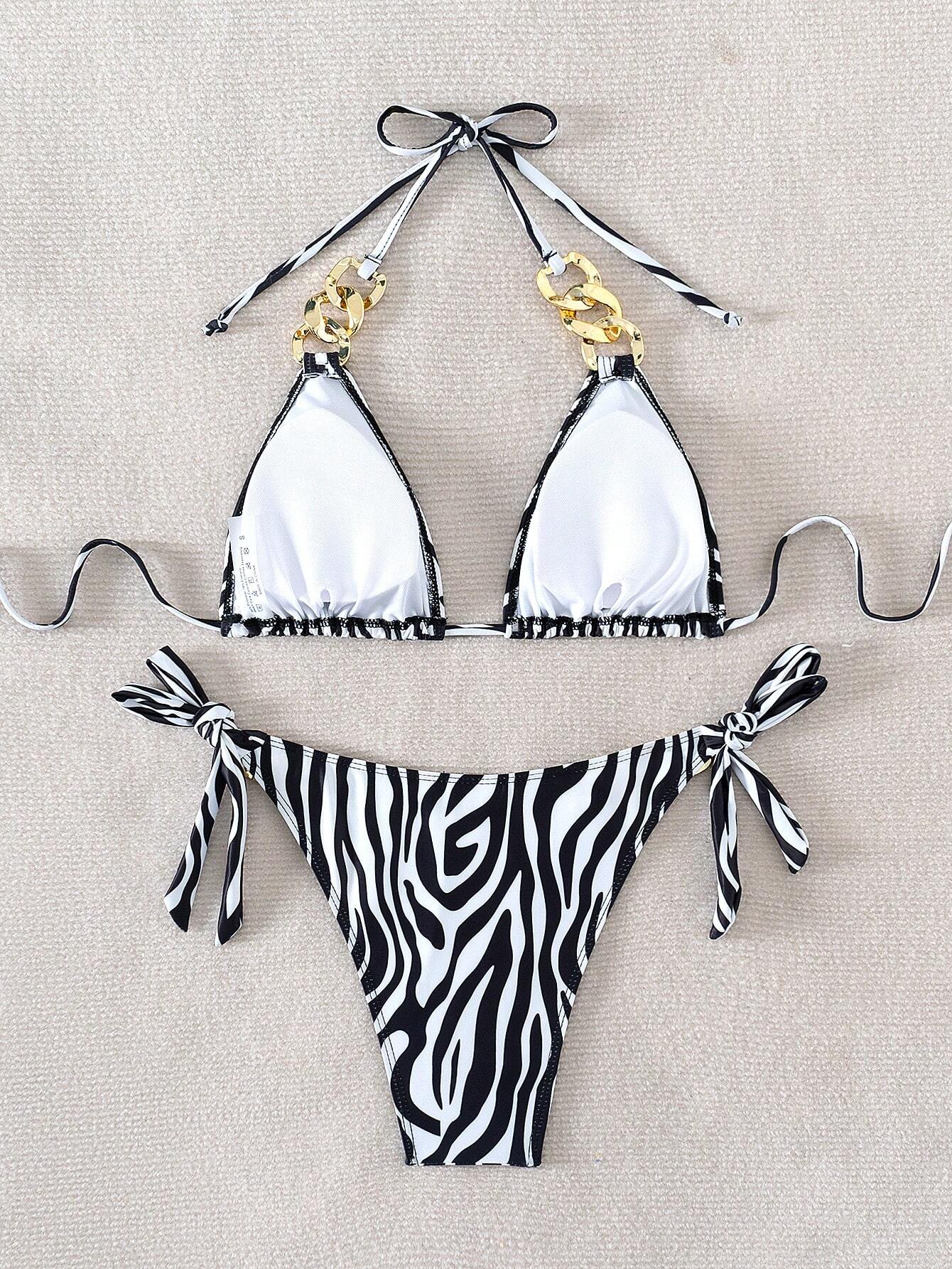 Biquíni Feminino Cintura Alta Estampado