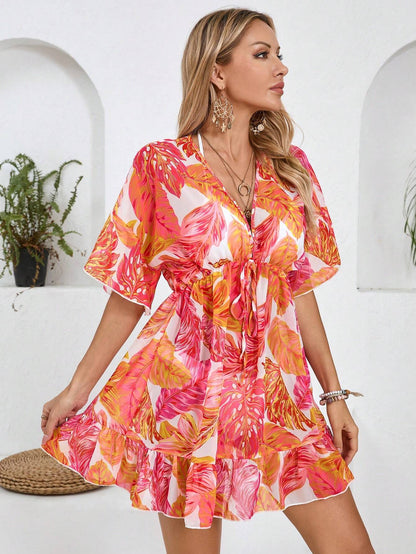 Saída de Praia Feminina Moderna