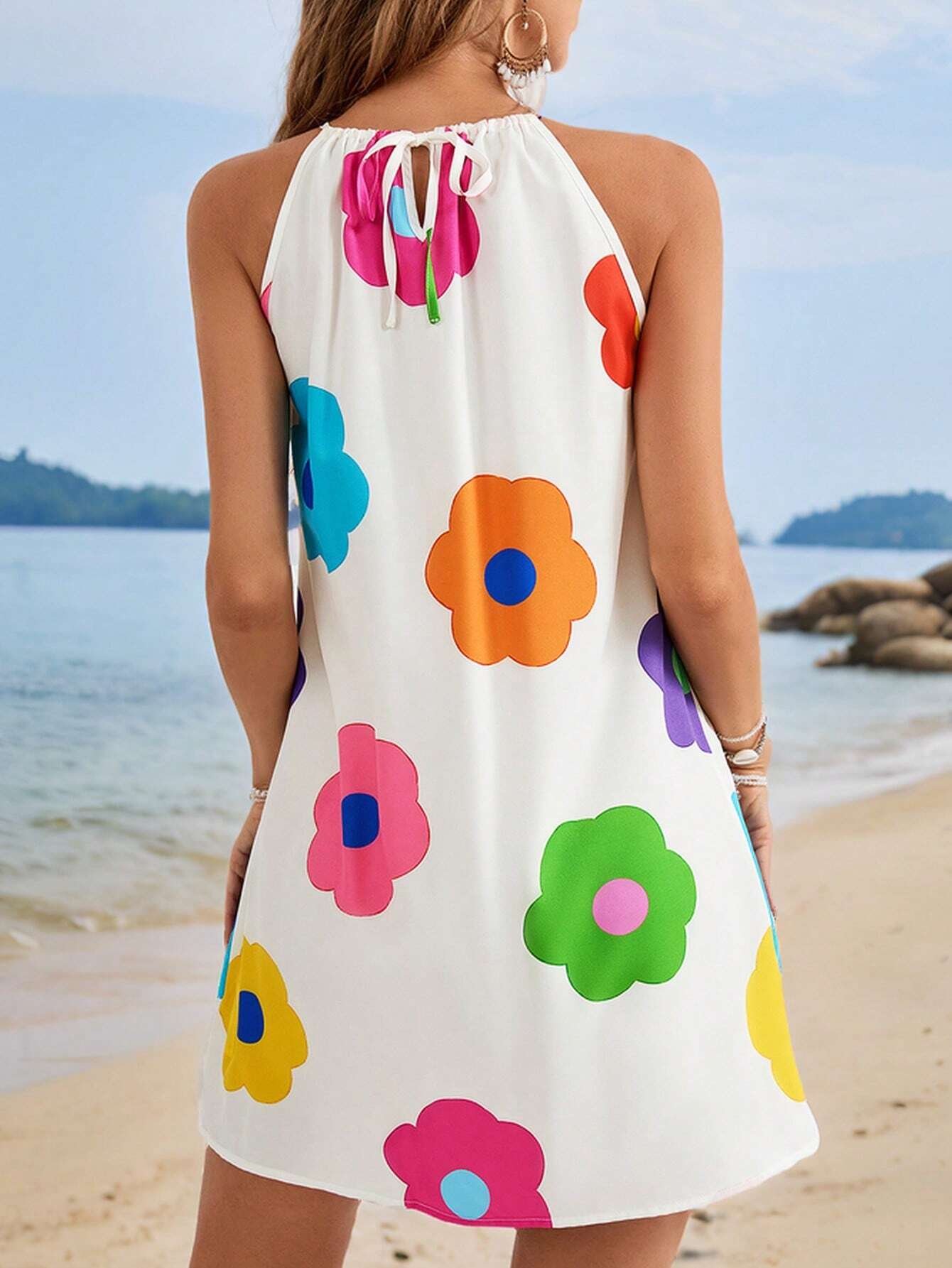 Saída de Praia Feminina sem Manga